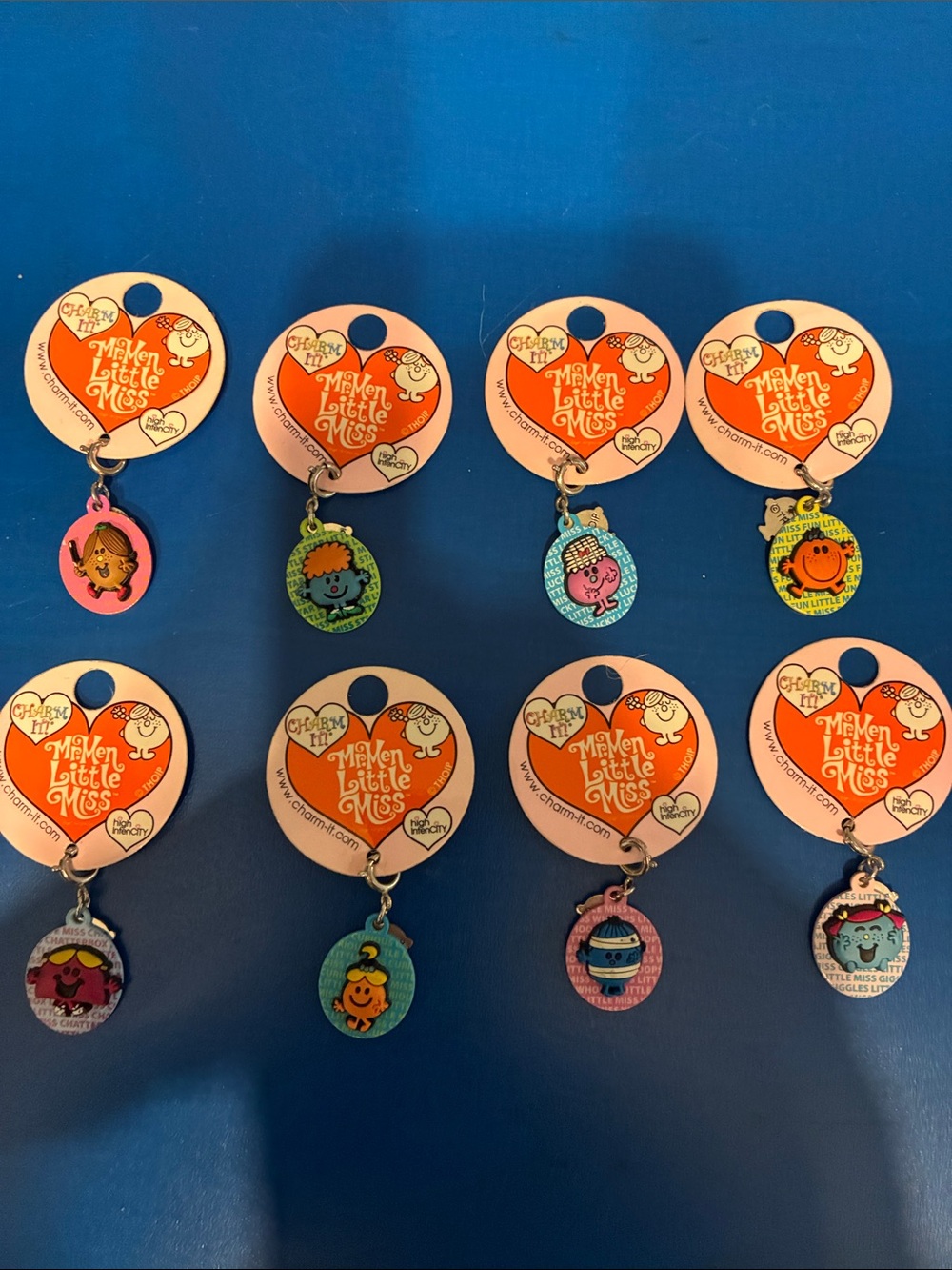 8 Little Miss charms by Charm It NWT